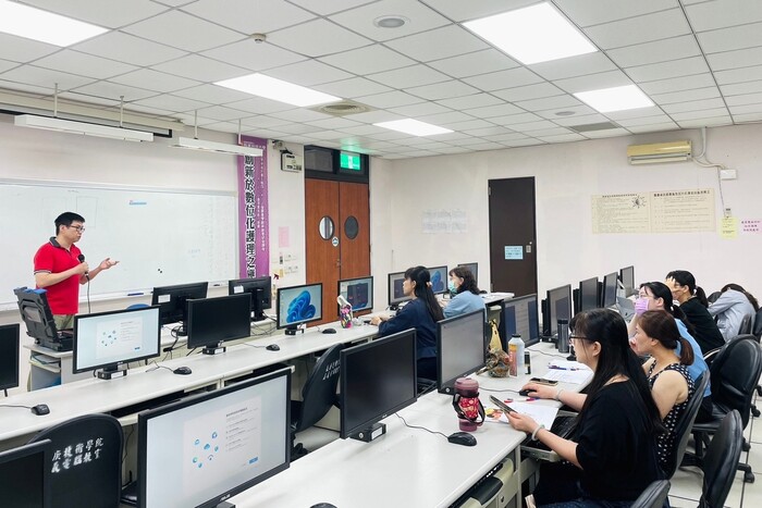 智慧健康照護人才培育中心舉辦種子師資Vislab AI軟體培訓工作坊圖片